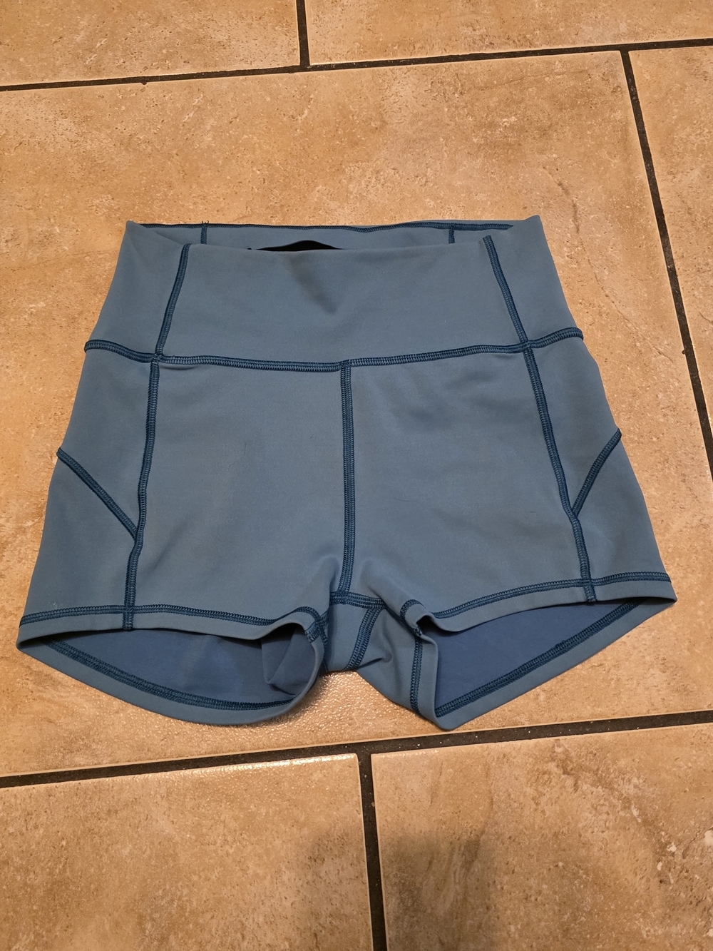 lululemon athletica Slate Blue High-Rise Athletic Shorts